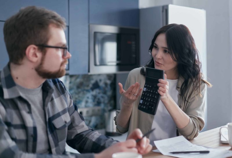 couple discussing their finances